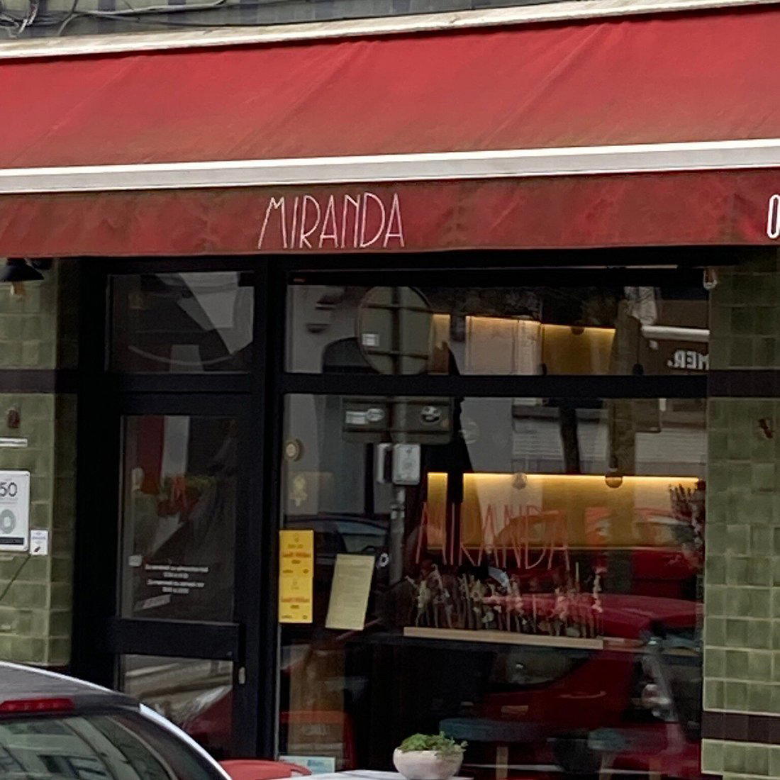 Miranda restaurant in Ixelles, Belgium