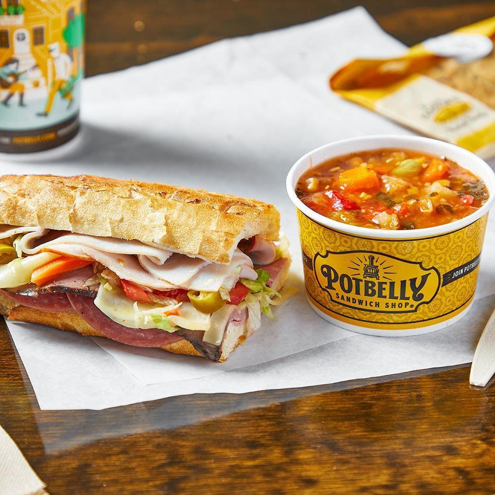Potbelly restaurant in New York City, United States