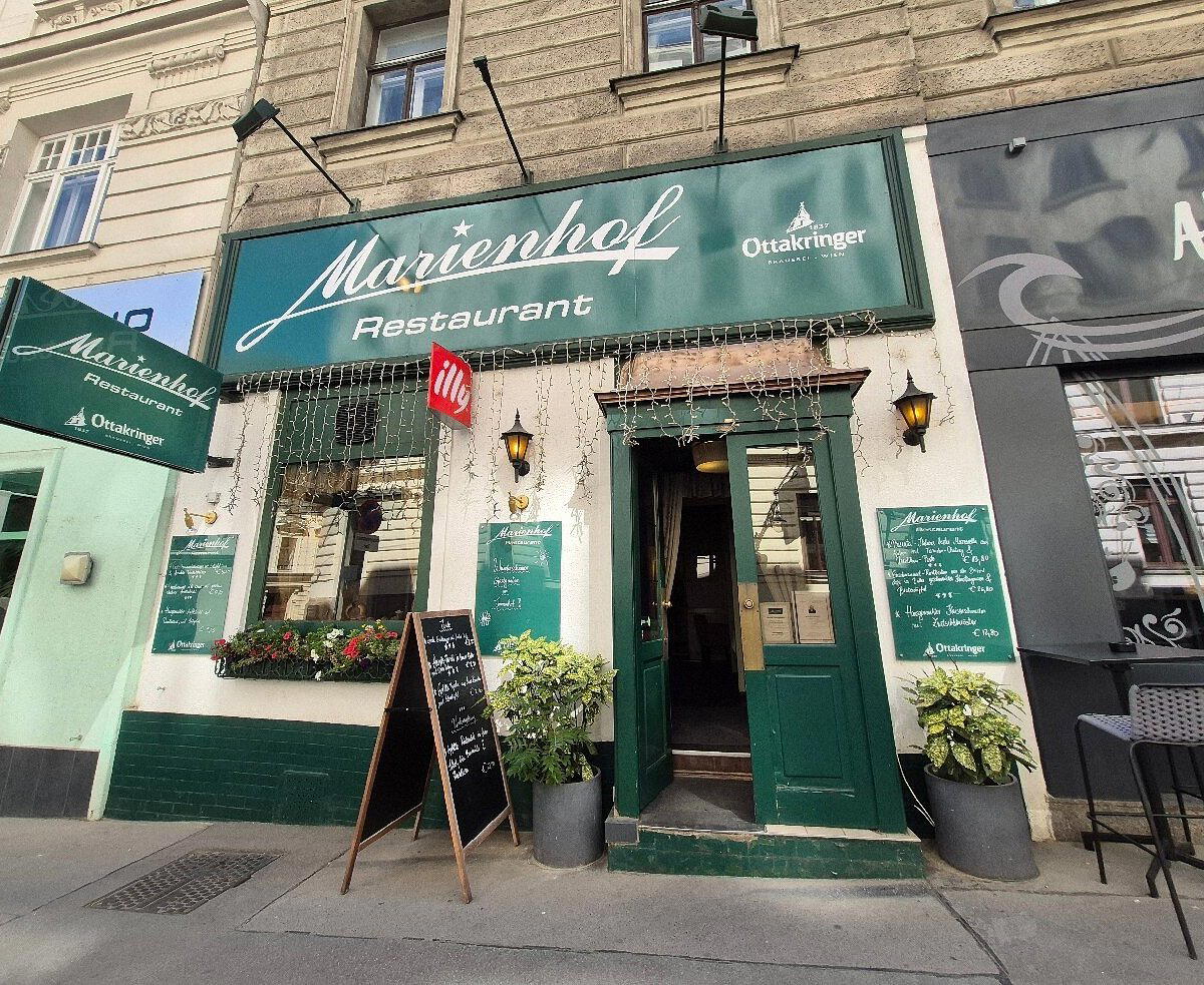 Marienhof restaurant in Vienna, Austria