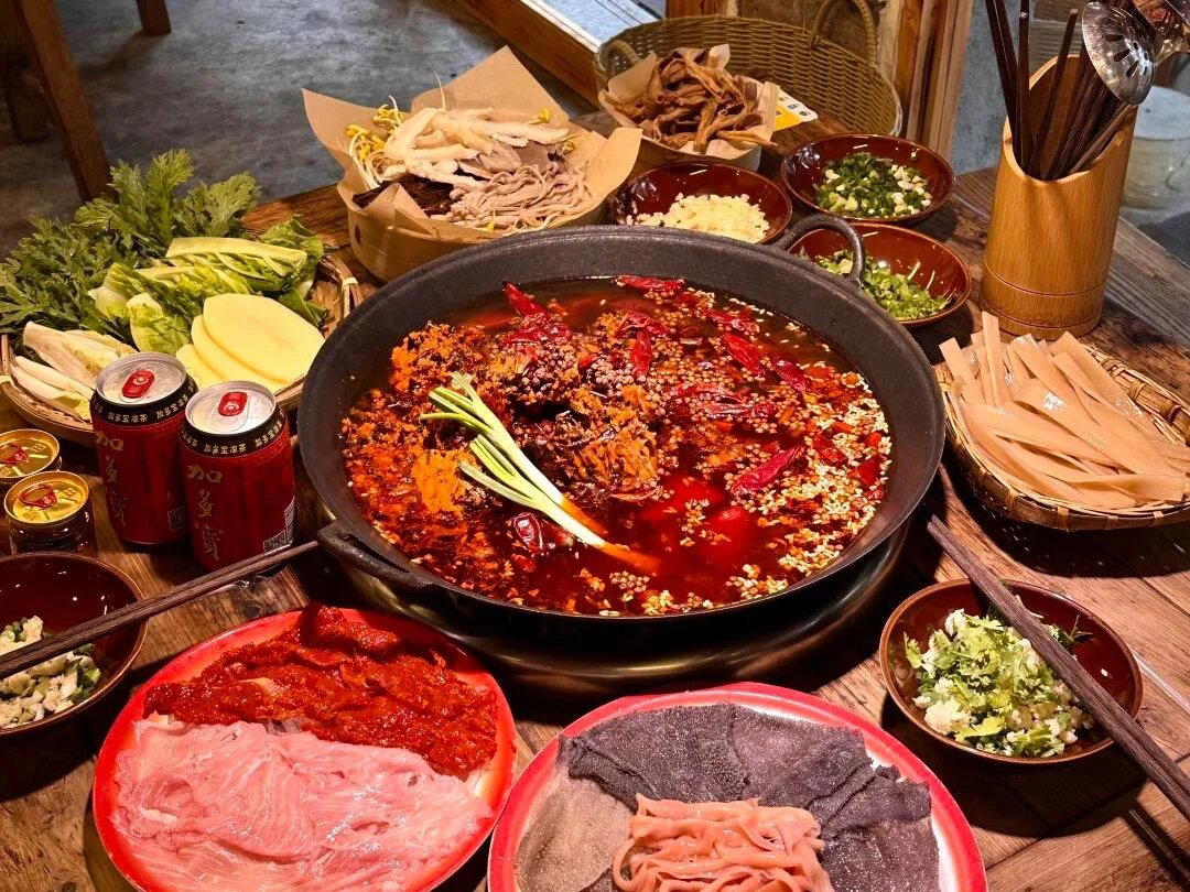 Drunk Whaft Hot Pot restaurant in Chengdu, China