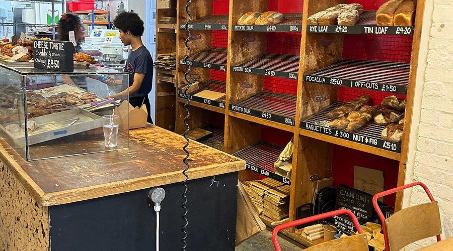 The Dusty Knuckle Bakery restaurant in London, United Kingdom