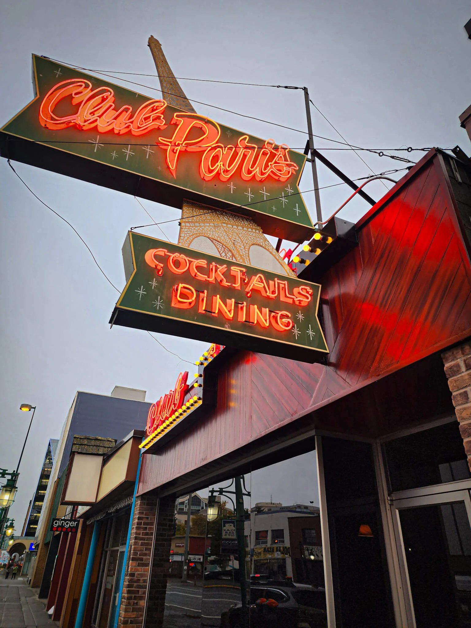 Club Paris restaurant in Anchorage