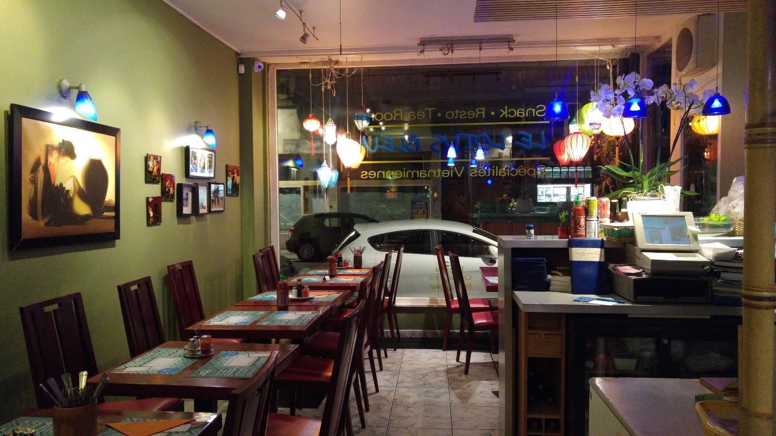 Le Lotus Bleu restaurant in Brussels, Belgium