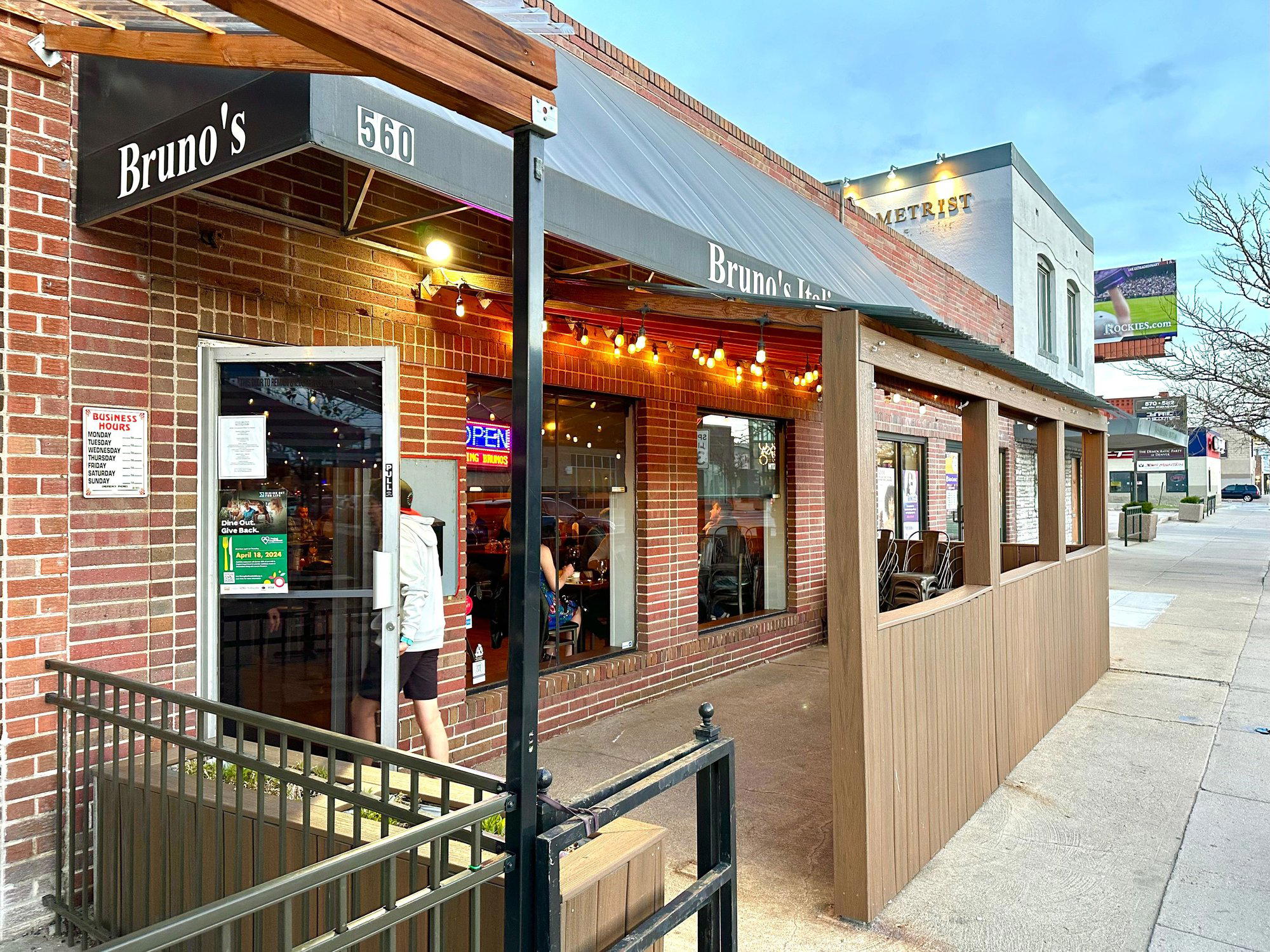 Bruno's Italian Bistro restaurant in Denver, United States