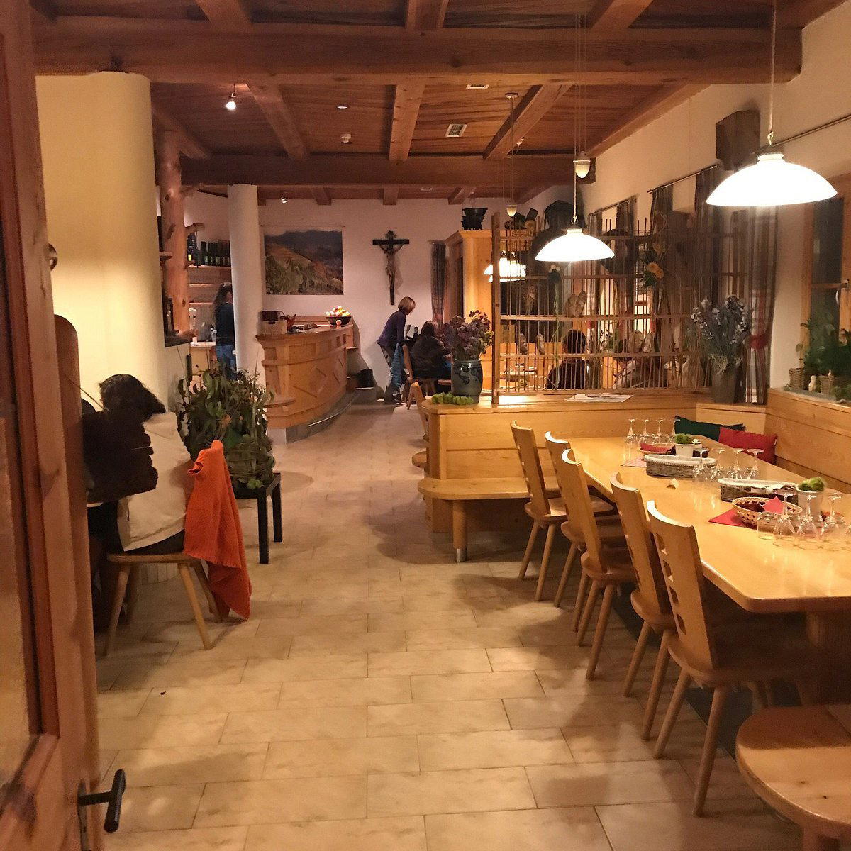 Villscheiderhof restaurant in Brixen, Italy