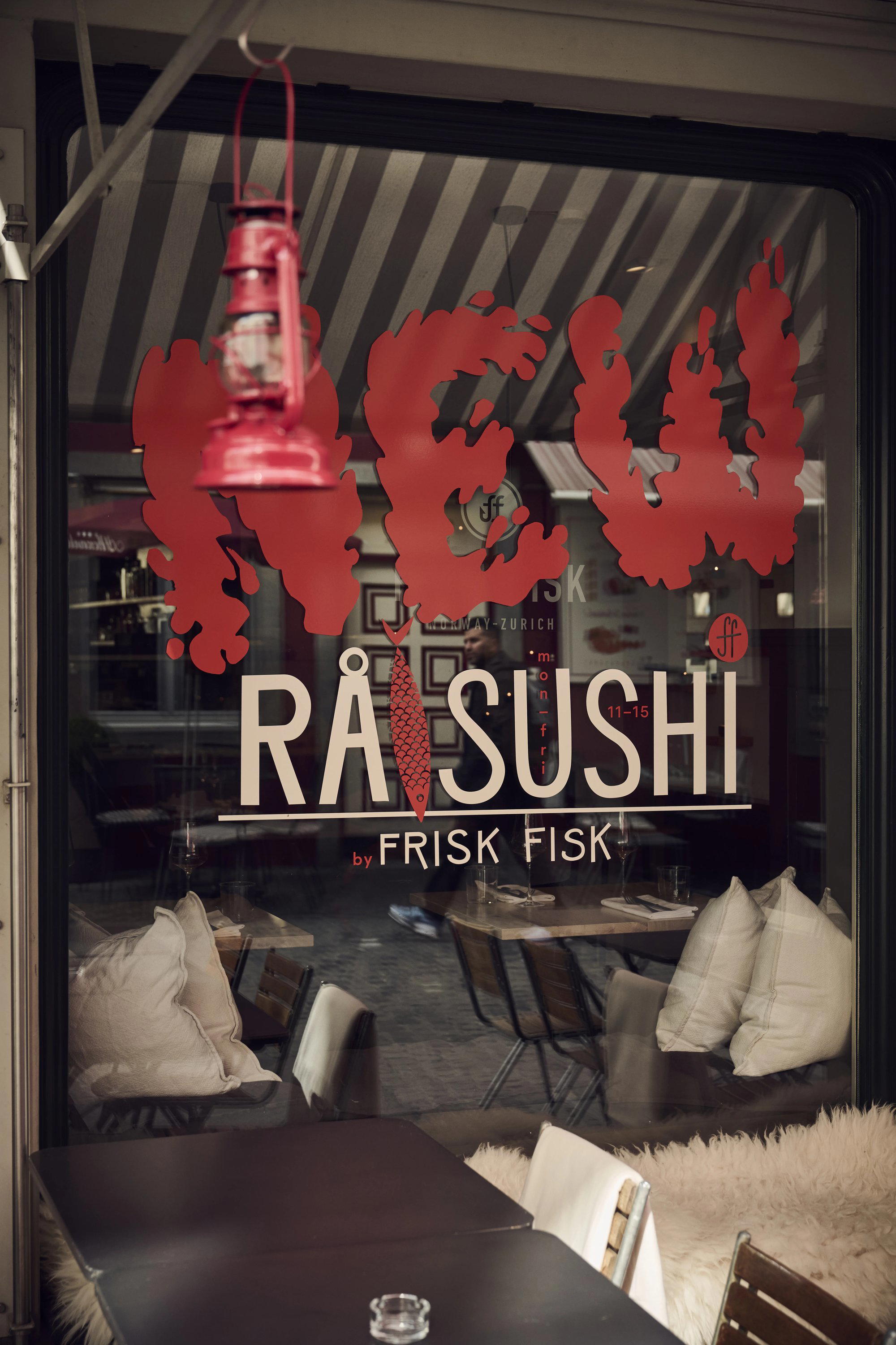Rå Sushi restaurant in Zürich, Switzerland