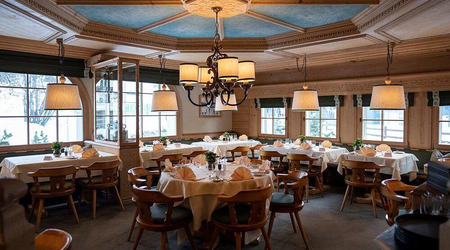 Chesa al Parc restaurant in St. Moritz