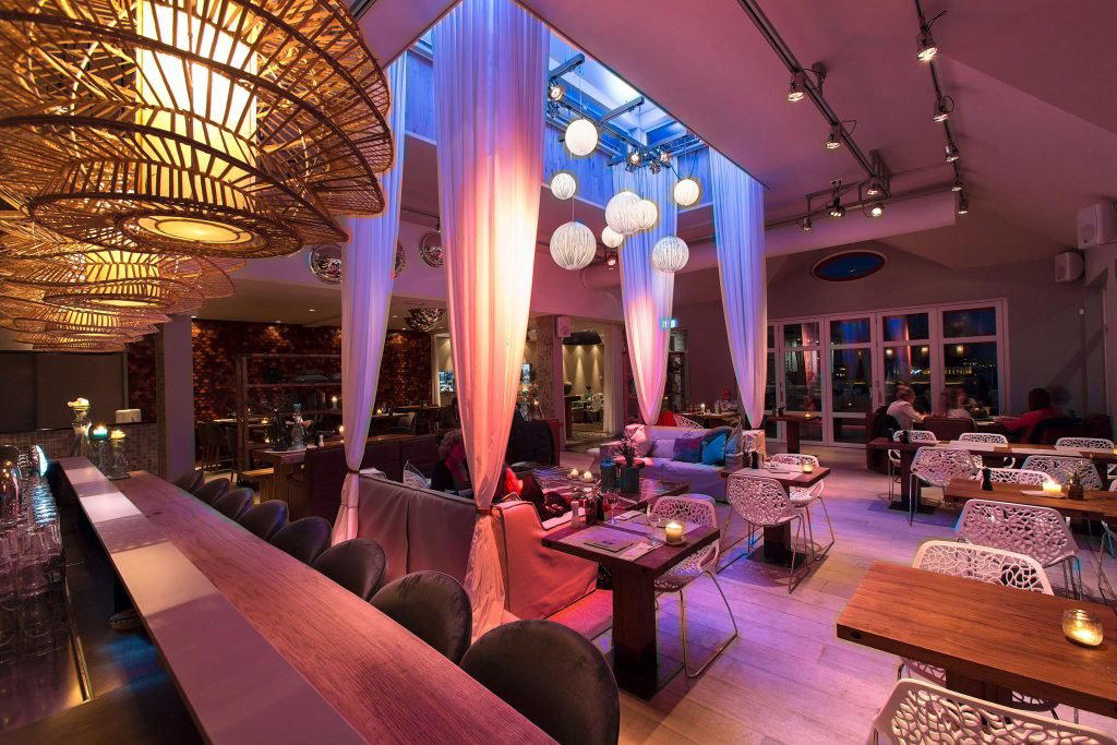 Alexander Beach Club restaurant in Noordwijk, Netherlands
