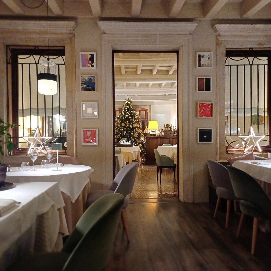 San Benedetto restaurant in Montagnana, Italy