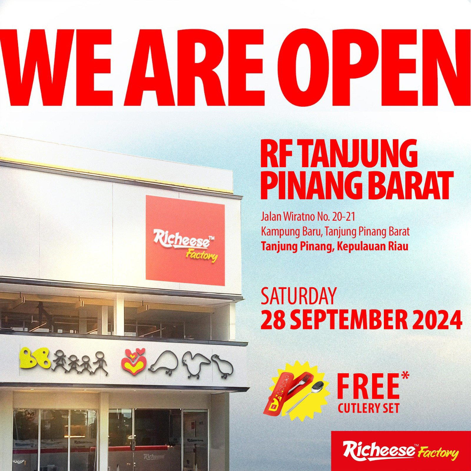 Richeese Factory Tanjung Pinang Barat restaurant in Tanjung Pinang City, Indonesia