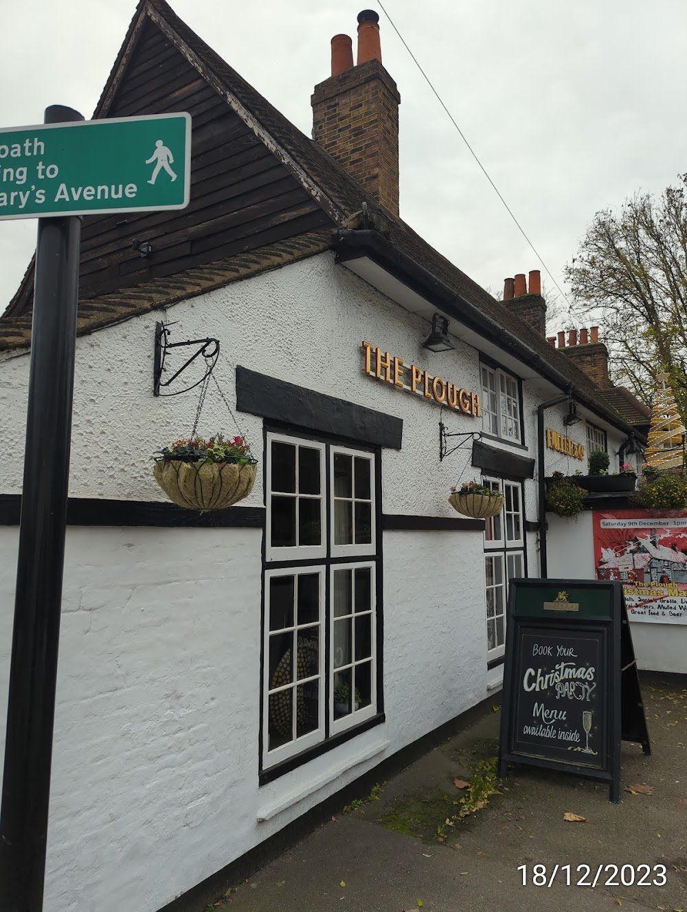 The Plough At Norwood Green restaurant in London, United Kingdom