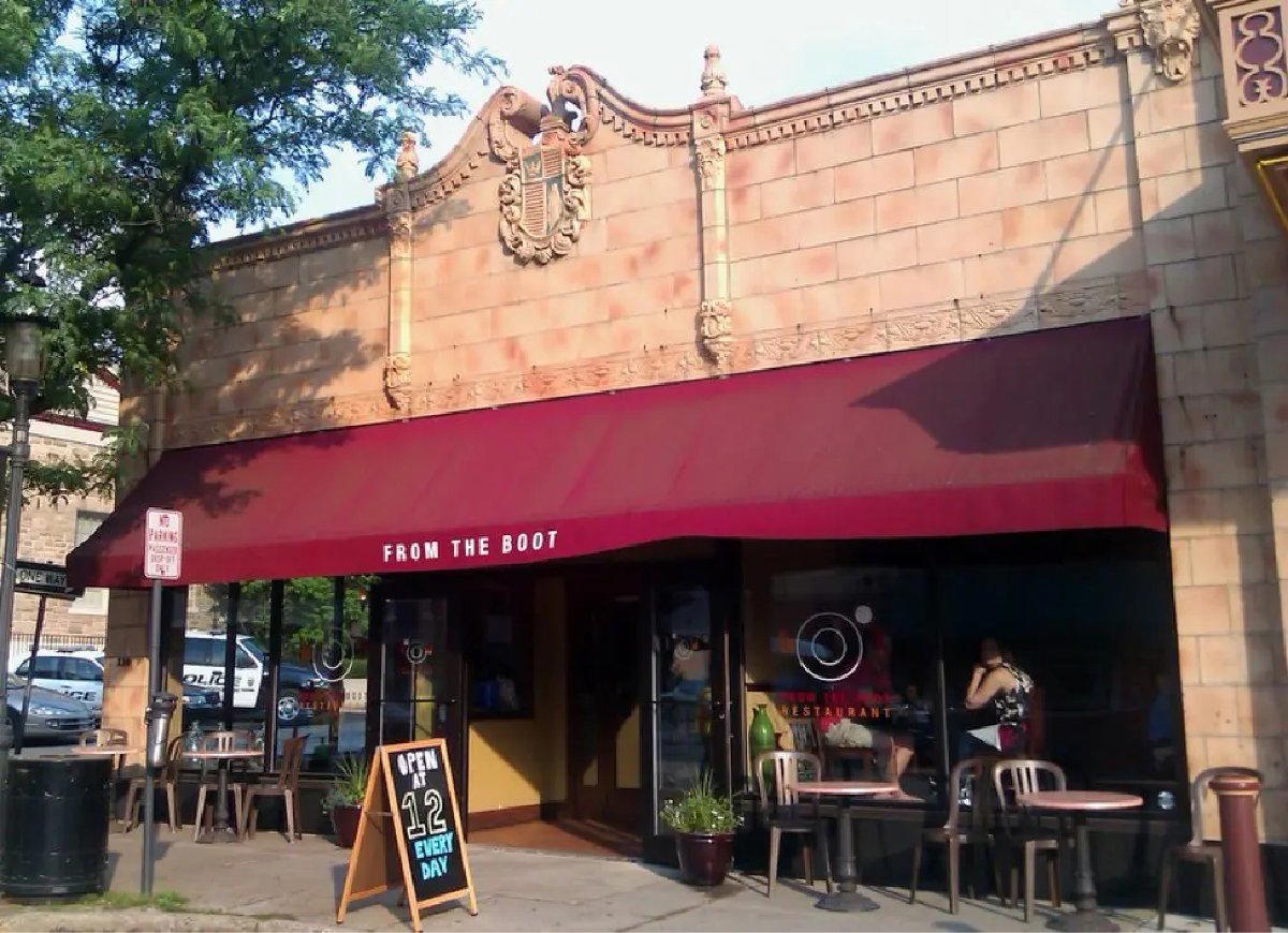 From The Boot restaurant in Ambler