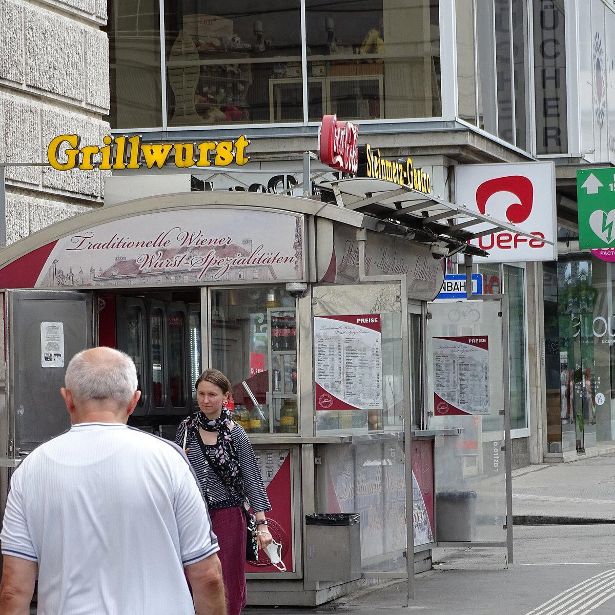 Würstelstand am Schottentor restaurant in Vienna, Austria