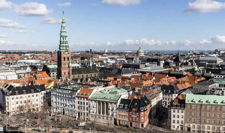 The Christiansborg's Tower restaurant in Copenhagen, Denmark
