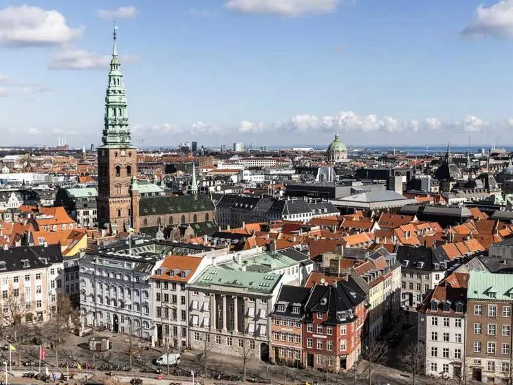 The Christiansborg's Tower, Copenhagen, Denmark
