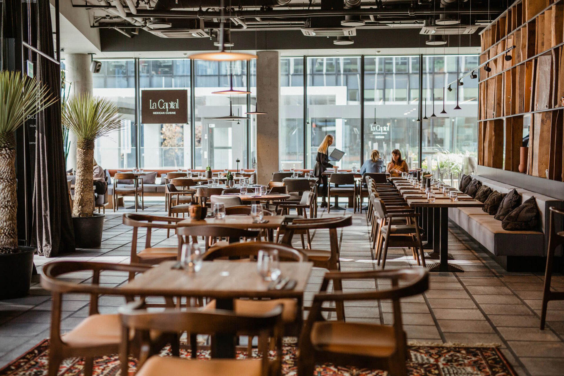 La Capital restaurant in Vilnius, Lithuania