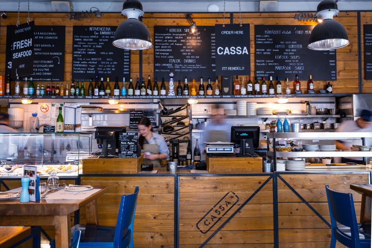 Bigfish Seafood Bistro restaurant in Budapest, Hungary