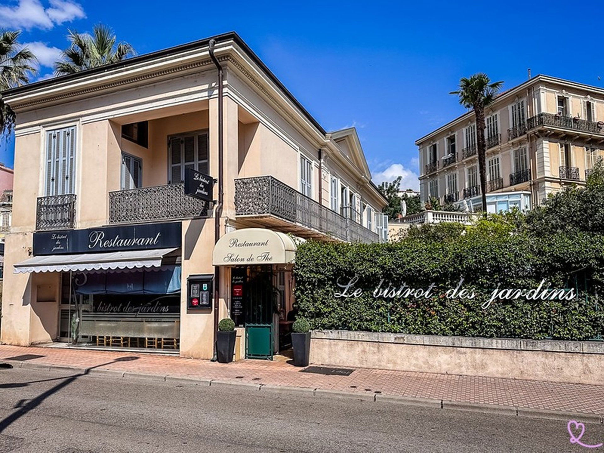 Le bistrot des jardins, Restaurant in Menton