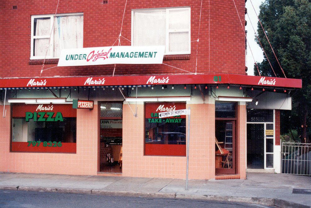 Mario's Pizzeria Croydon restaurant in Sydney, Australia