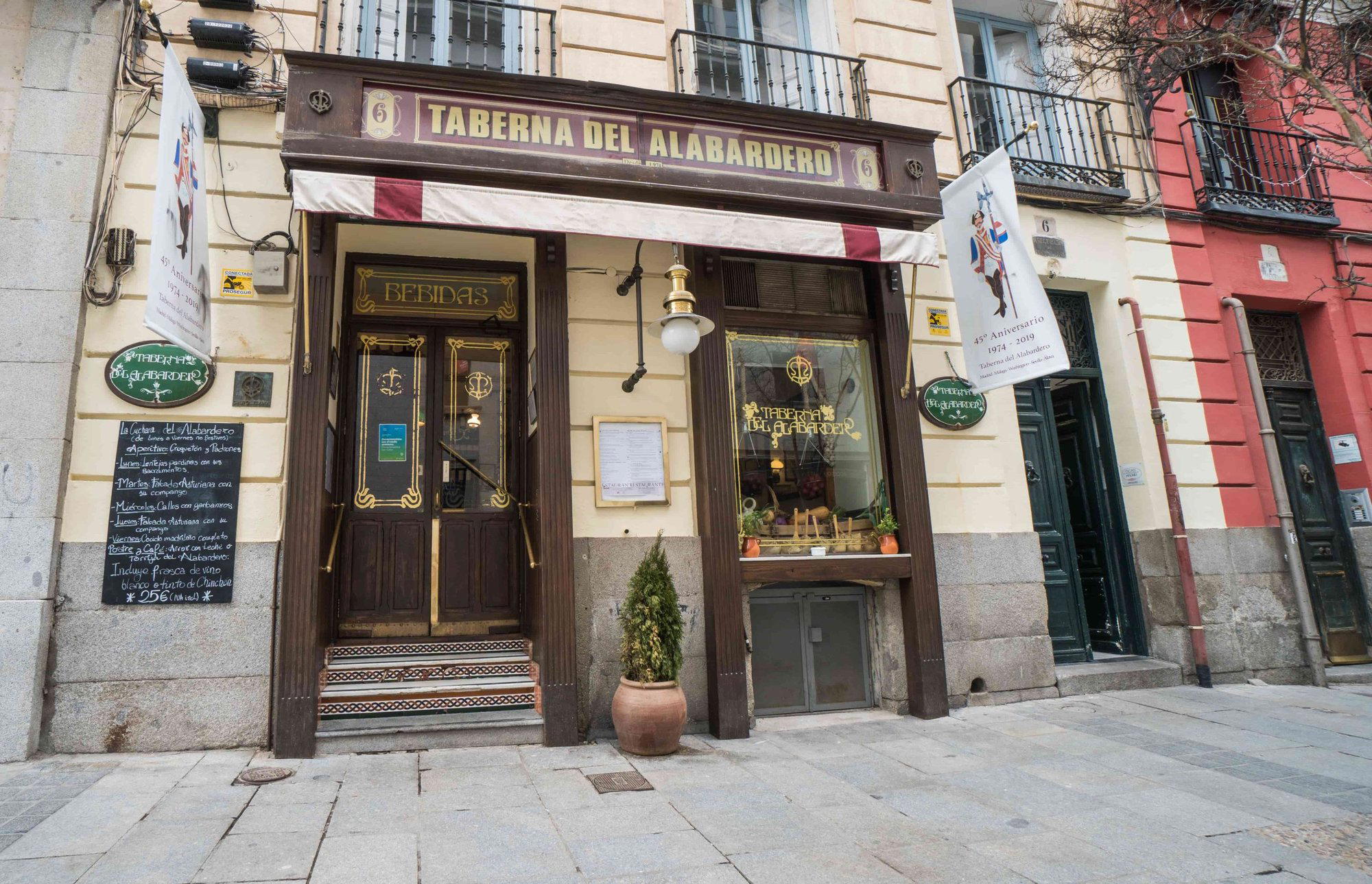 Taberna del Alabardero Madrid restaurant in Madrid, Spain
