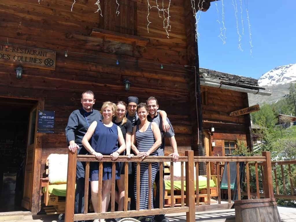 Les Collines restaurant in La Sage, Switzerland