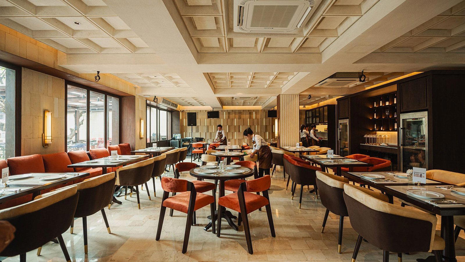 The Maple Brasserie restaurant in Jakarta, Indonesia