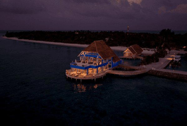 Kai restaurant in Raa Atoll, Maldives