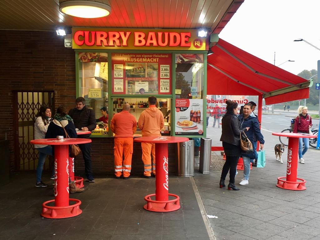 Curry Baude restaurant in Berlin, Germany
