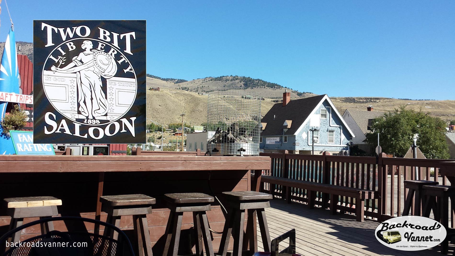 Two Bit Saloon restaurant in Gardiner, United States