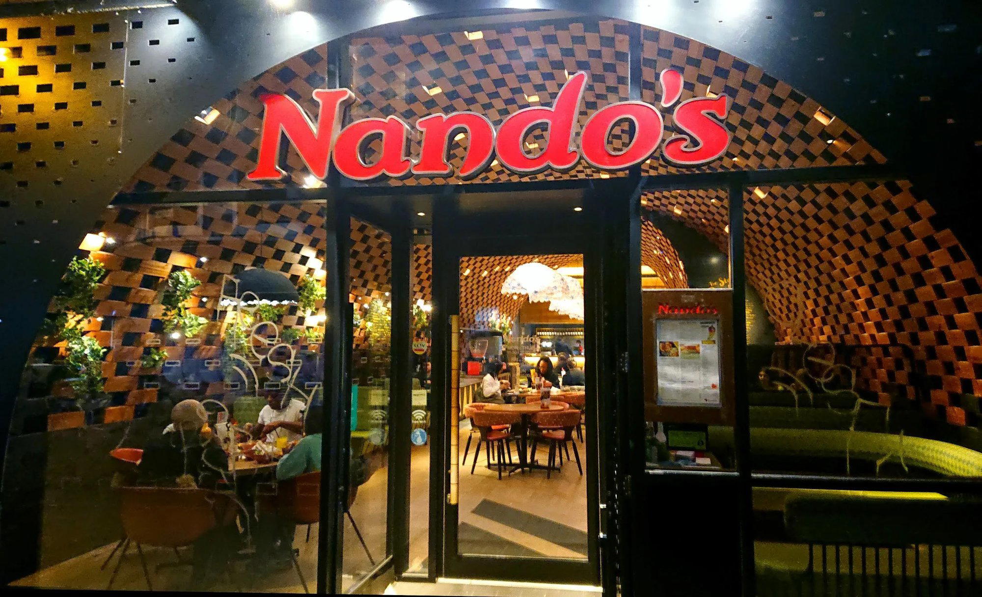Nando's restaurant in London, United Kingdom