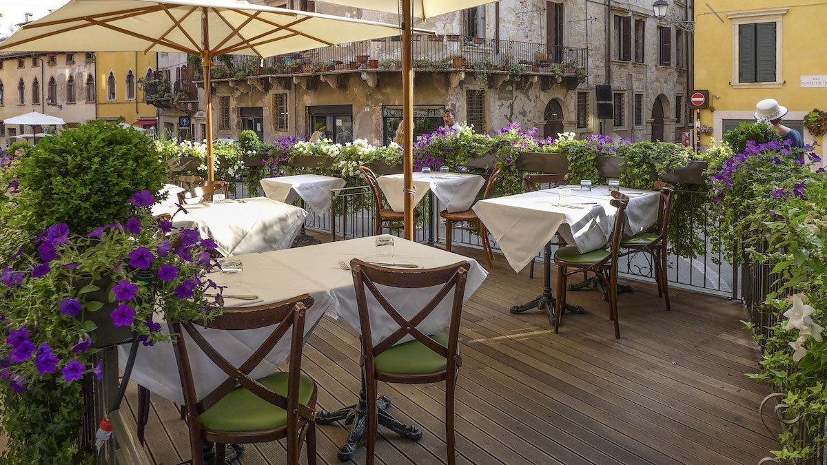Ristorante Ponte Pietra, Verona, Italy
