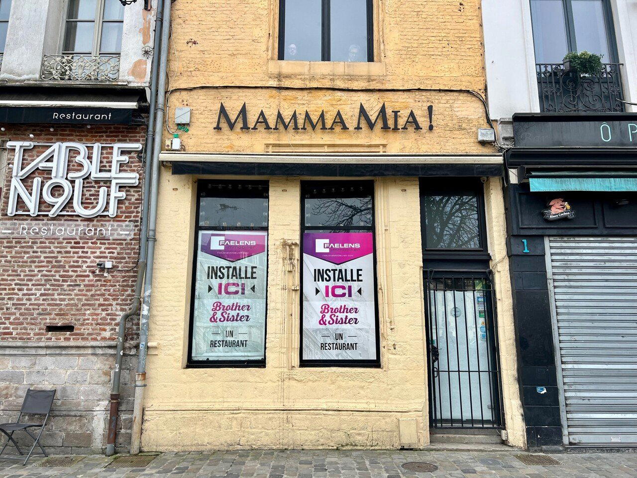 Brother & Sister restaurant in Lille, France