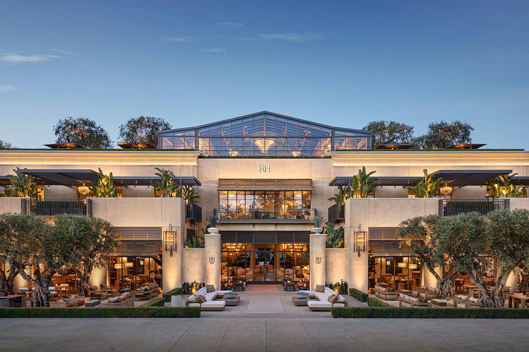 RH Rooftop Restaurant at RH Palo Alto restaurant in Palo Alto, United States