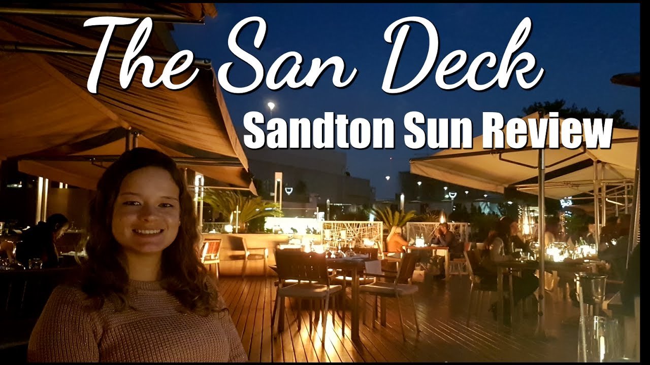 SanDeck Sandton Sun restaurant in Johannesburg