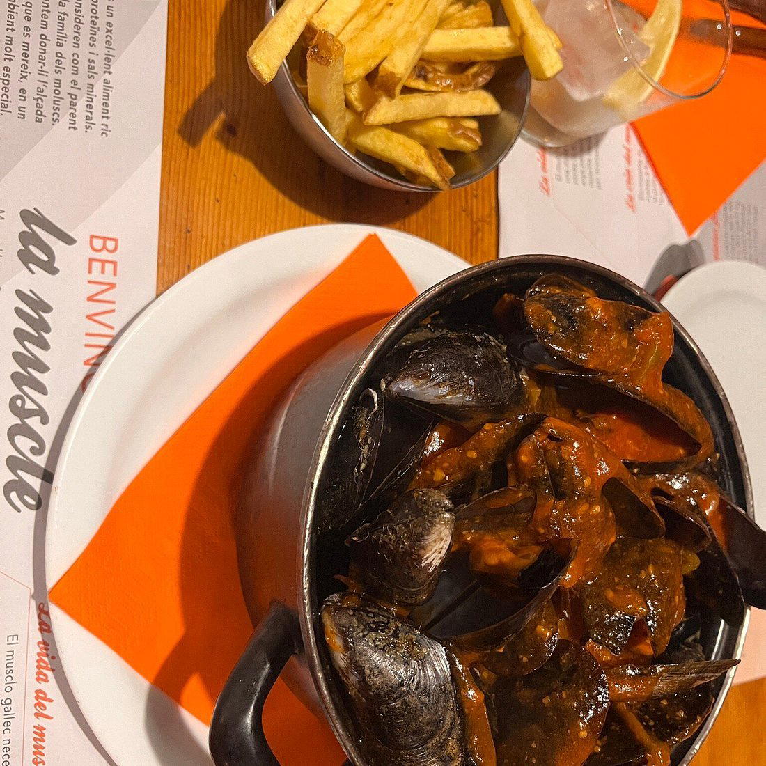 La Muscleria restaurant in Barcelona, Spain
