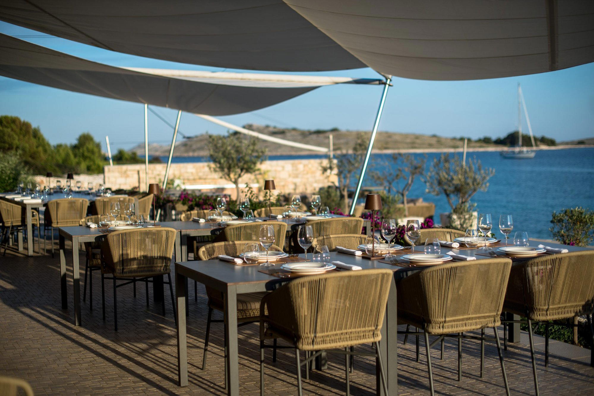 Žakan restaurant in Kornati, Croatia