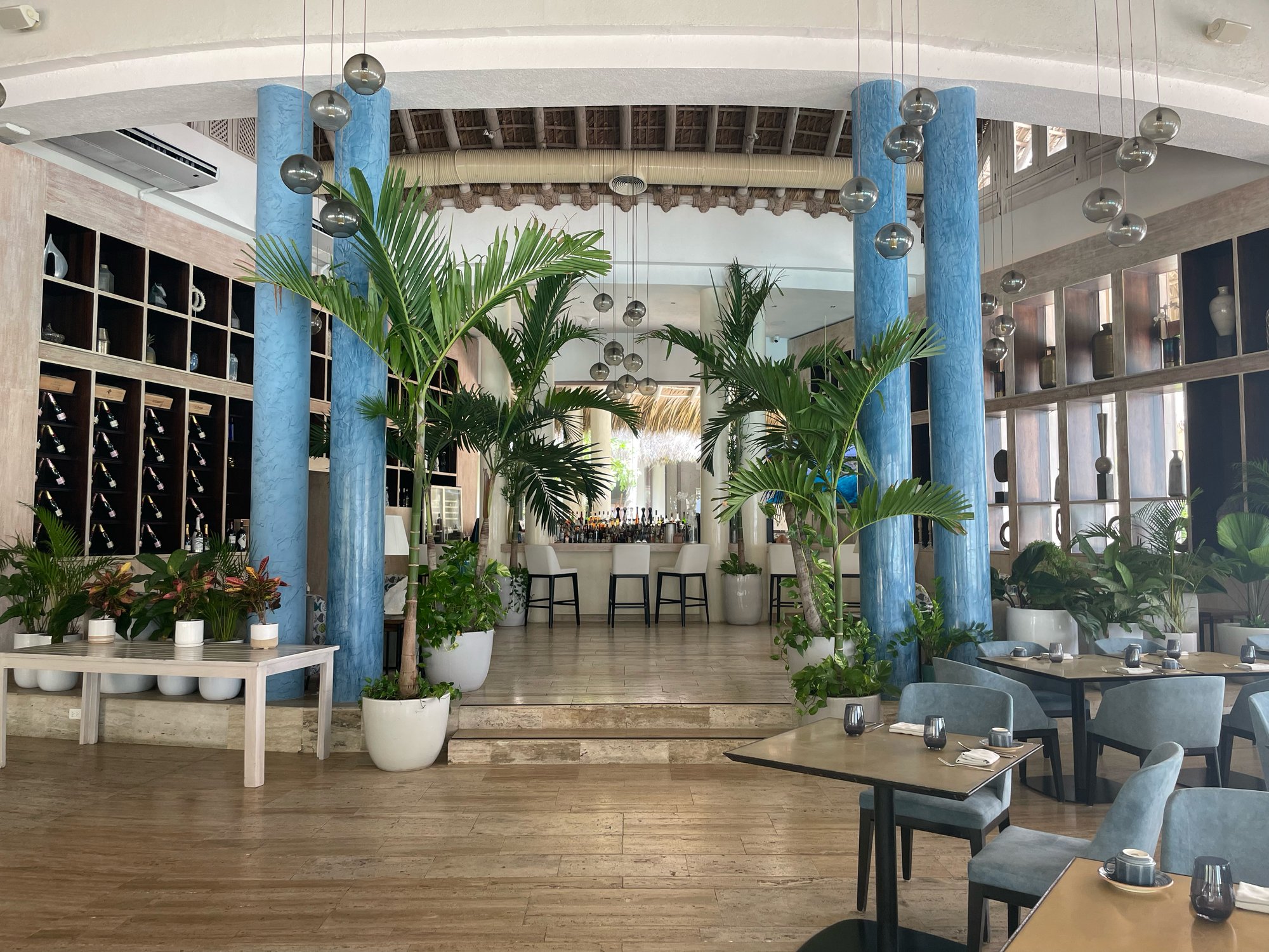 Blue Grill + Bar restaurant in Cap Cana, Dominican Republic