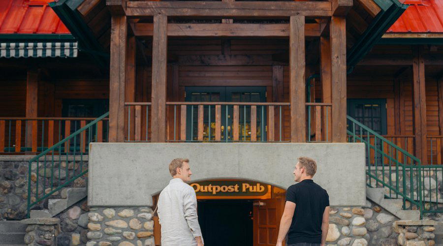 The Outpost Pub restaurant in Lake Louise