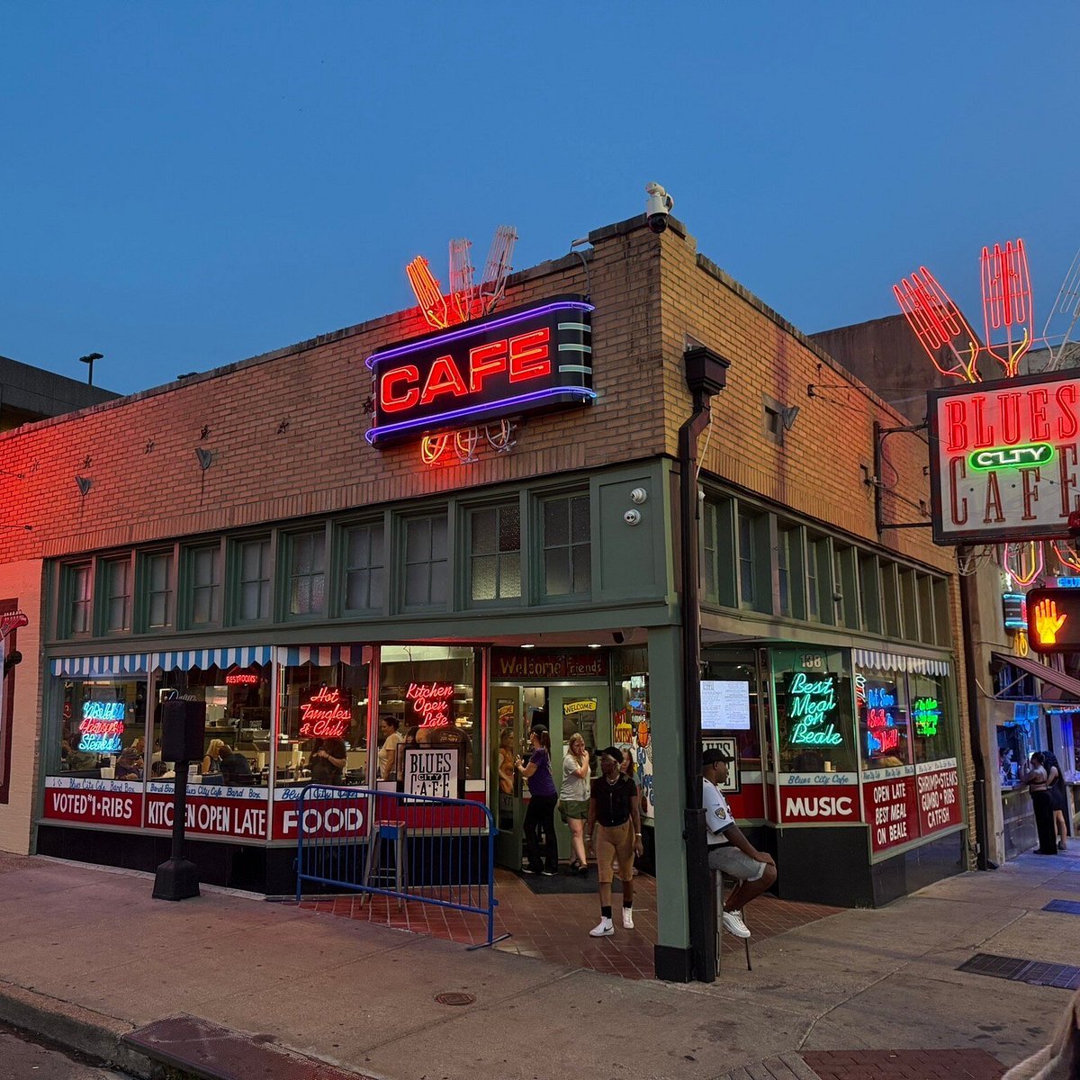 Blues City Cafe restaurant in Memphis