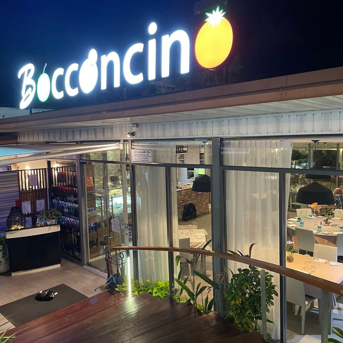 Bocconcino restaurant in Thalang, Thailand