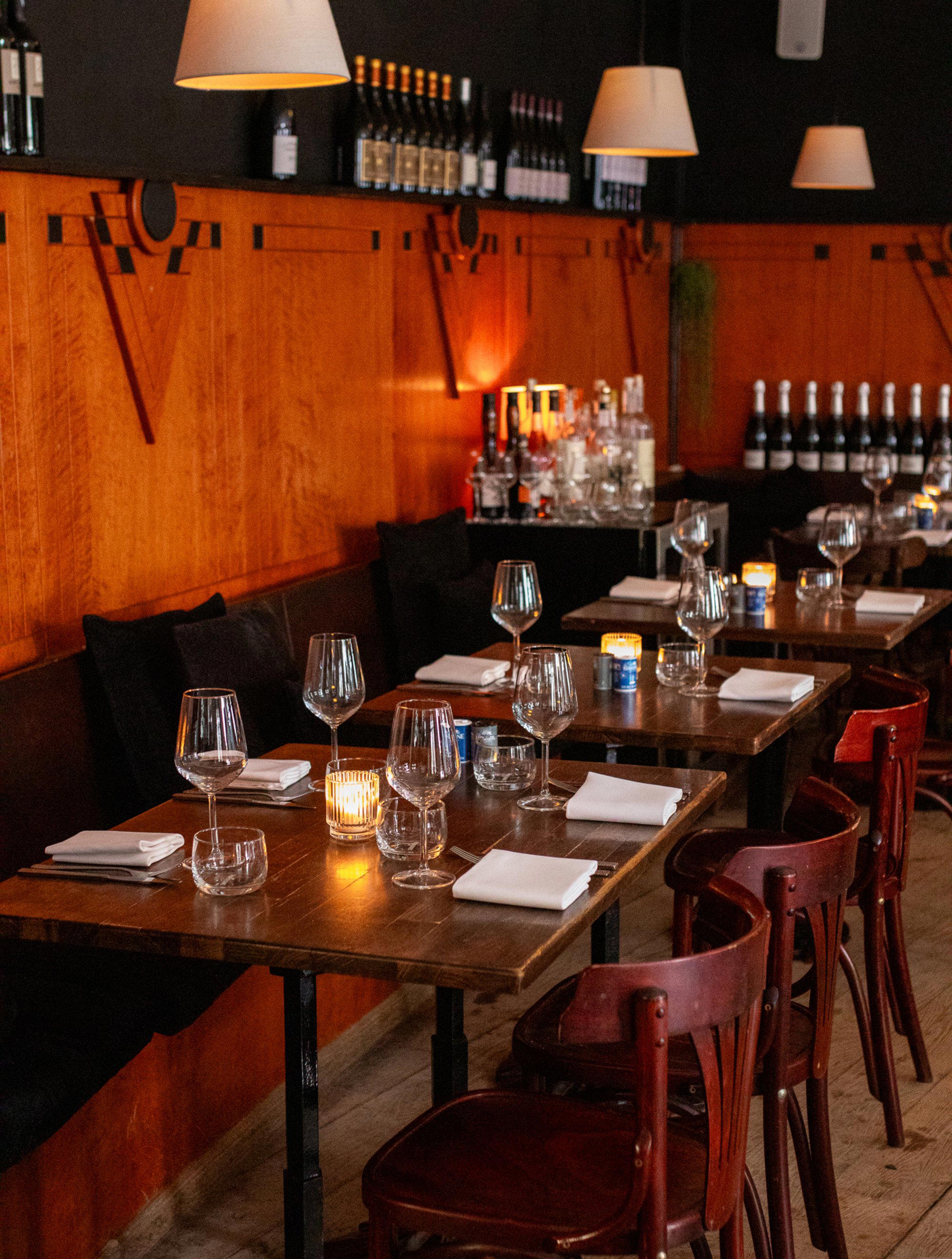 Le Virage restaurant in Maastricht, Netherlands