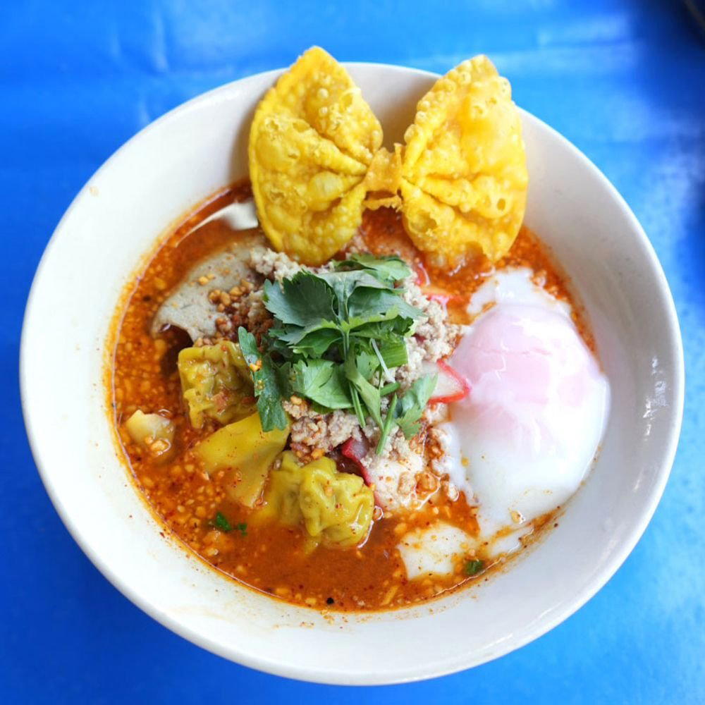 Khok Kloi Bami Tom Yam Khai restaurant in Takua Thung, Thailand