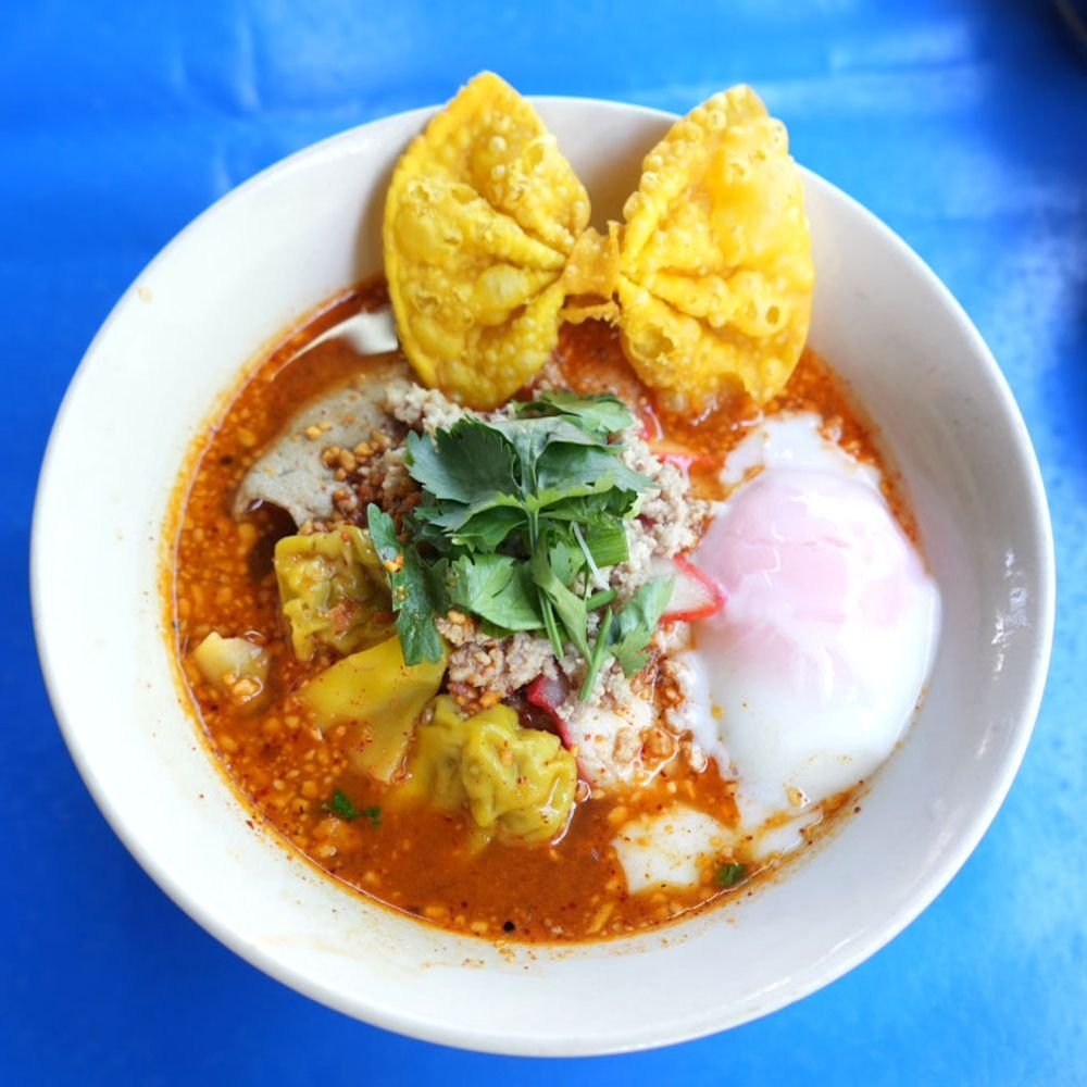 Khok Kloi Bami Tom Yam Khai restaurant in Takua Thung, Thailand