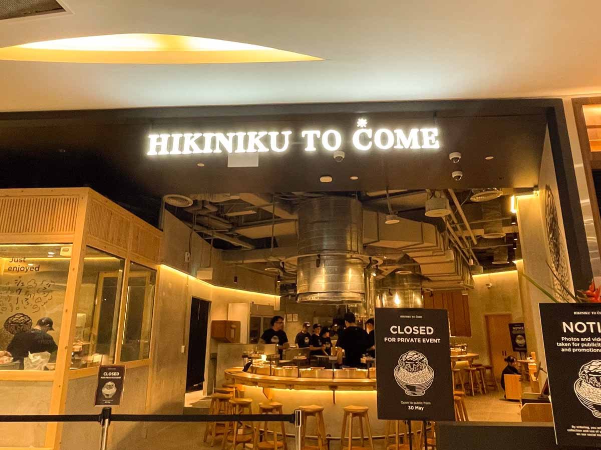 Hikiniku To Come, Restaurant in Singapore