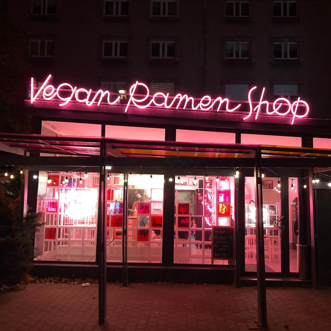 Vegan Ramen Shop restaurant in Warsaw, Poland