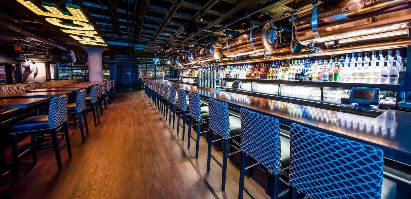 Cheeky Monkey Brewing Company restaurant in Boston, United States