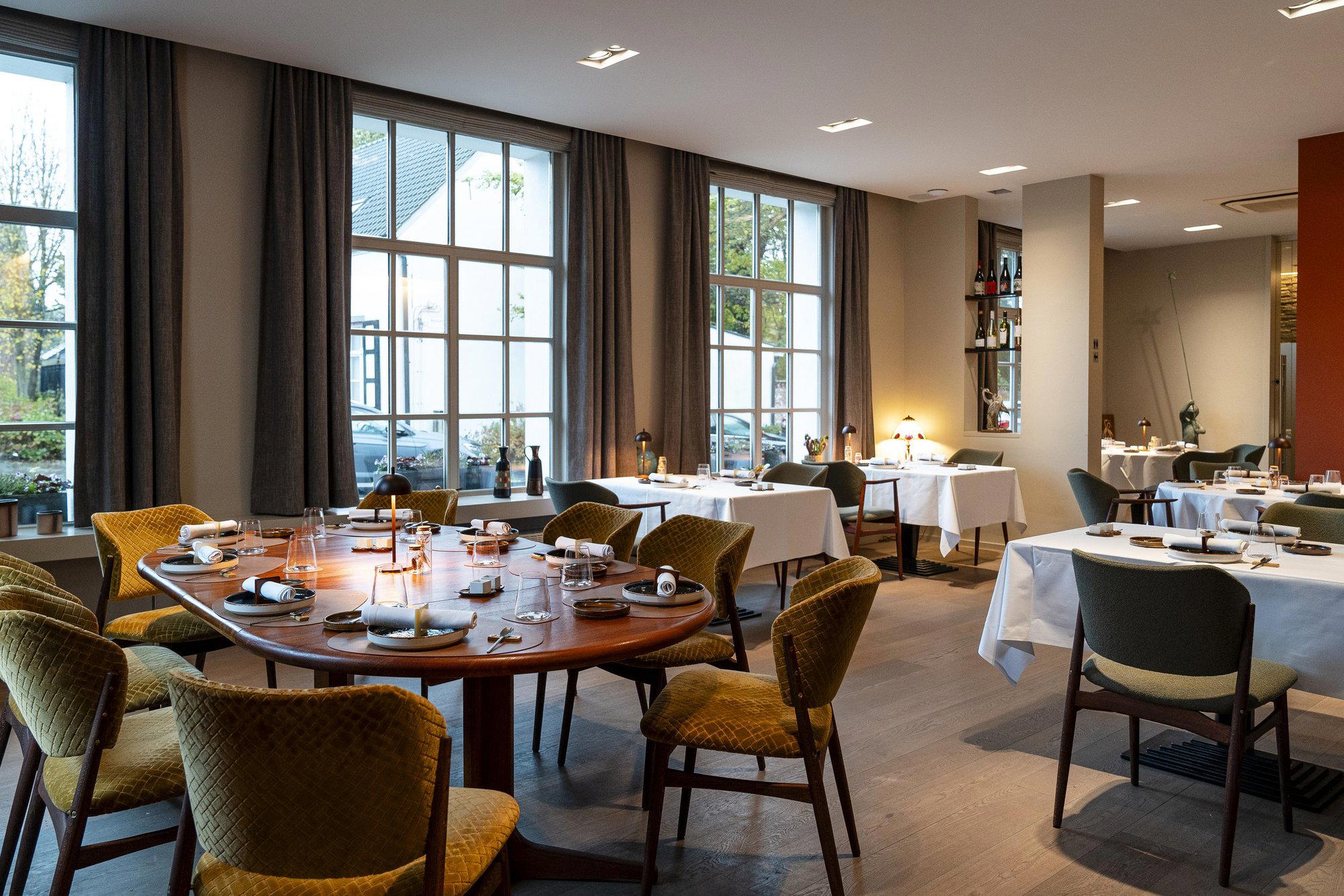 Het Reigershof restaurant in Antwerp, Belgium