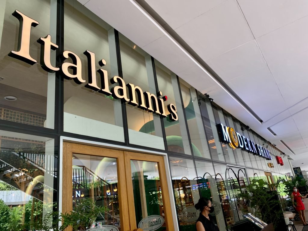 Italianni's SM Clark restaurant in Mabalacat, Philippines