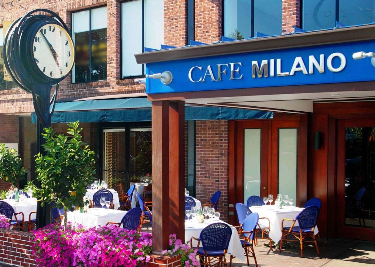 Cafe Milano restaurant in Washington DC, United States