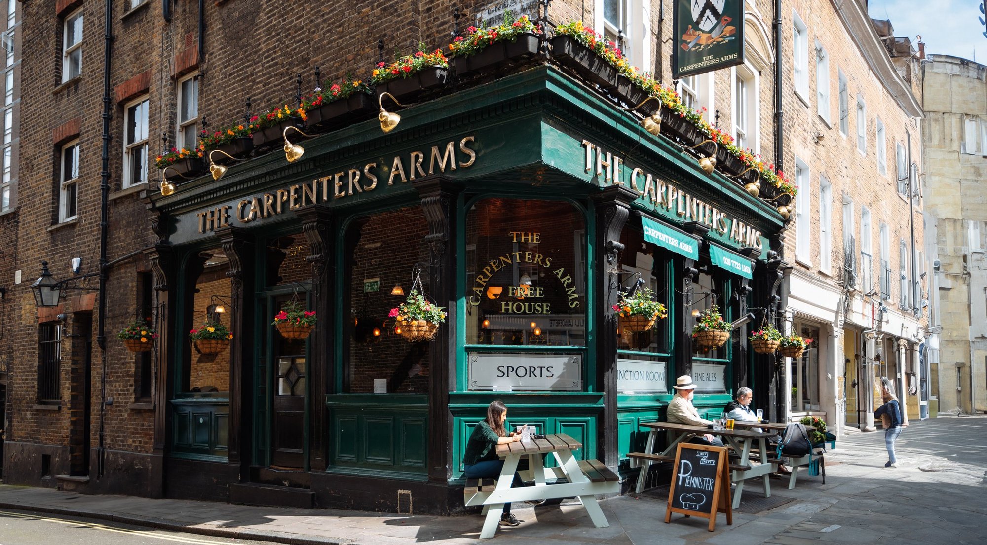 Carpenters Arms restaurant in London, United Kingdom